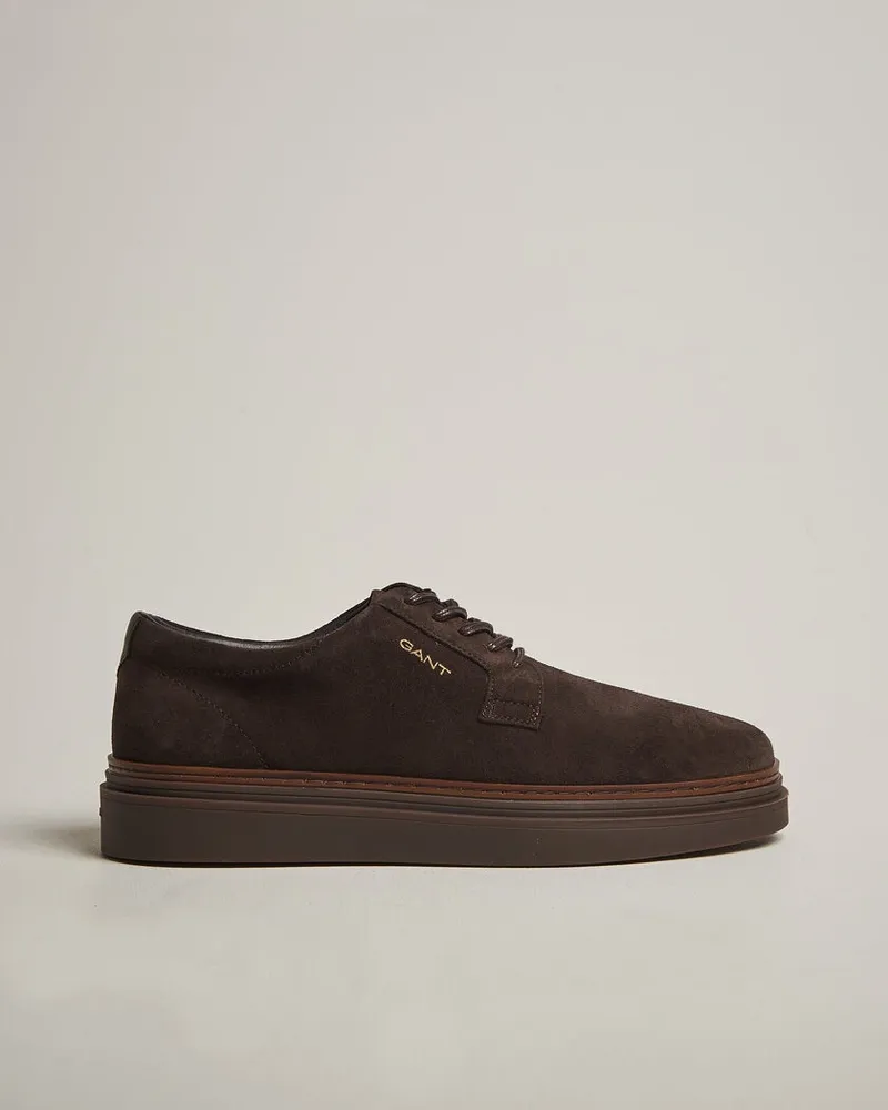 Gant Kinzoon Suede Derby Sneaker Espresso Brown Braun
