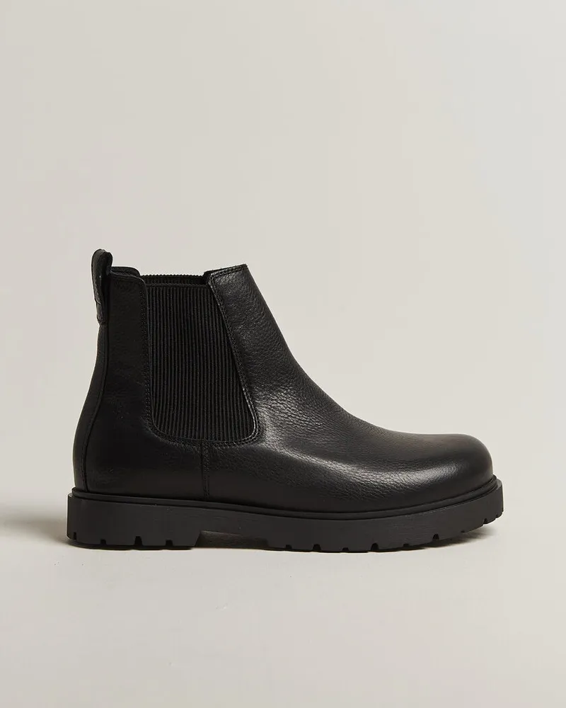 Birkenstock Highwood Leather Chelsea Boot Black Schwarz