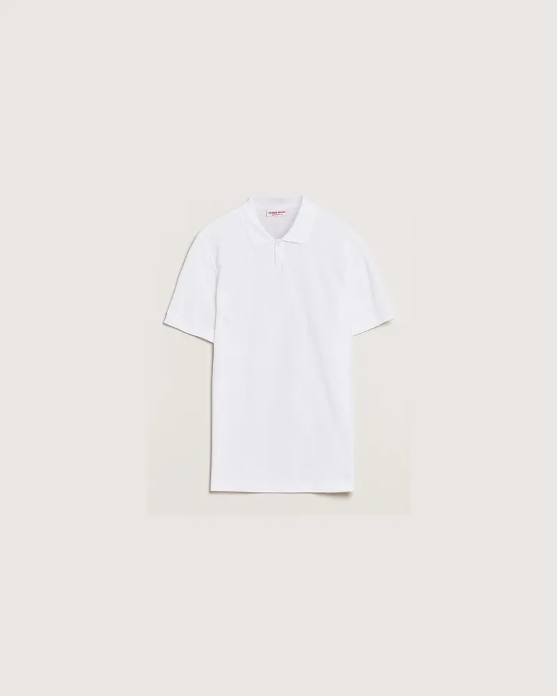 Orlebar Brown Bruno Organic Cotton Pique White Weiß