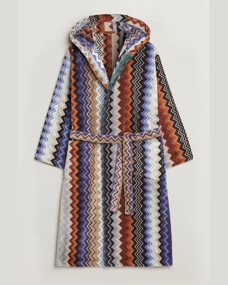 Missoni Home Giacomo Bathrobe Verde Multi Mehrfarbig