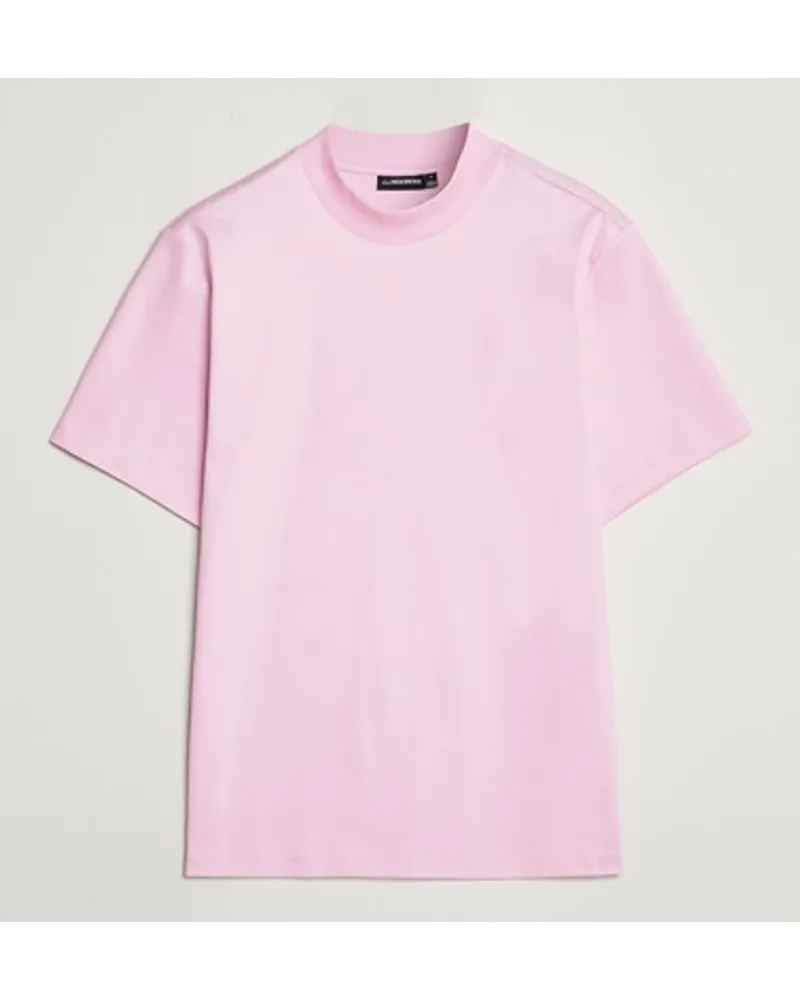 J.Lindeberg Ace Stehkragen T-Shirt Pink Lavender Rosa
