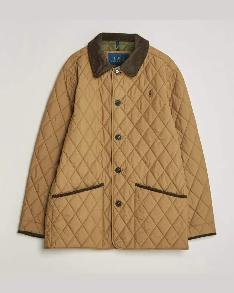 Ralph Lauren Litchfield Barn Jacket Honey Brown Beige