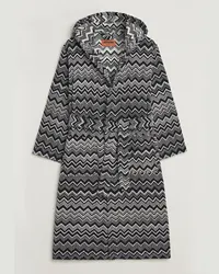 Missoni Home Keith Bathrobe Grey/Black Schwarz