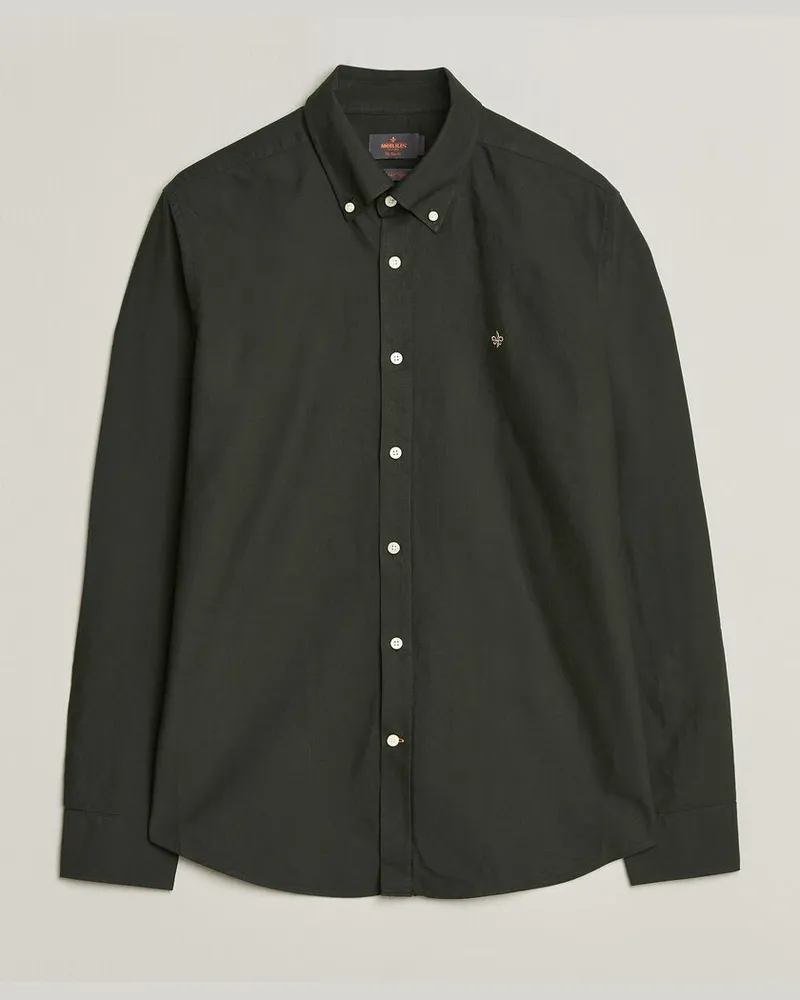 Morris Douglas Oxford Shirt Olive Grün