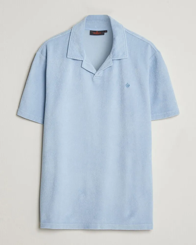 Morris Delon Terry Shirt Light Blue Blau
