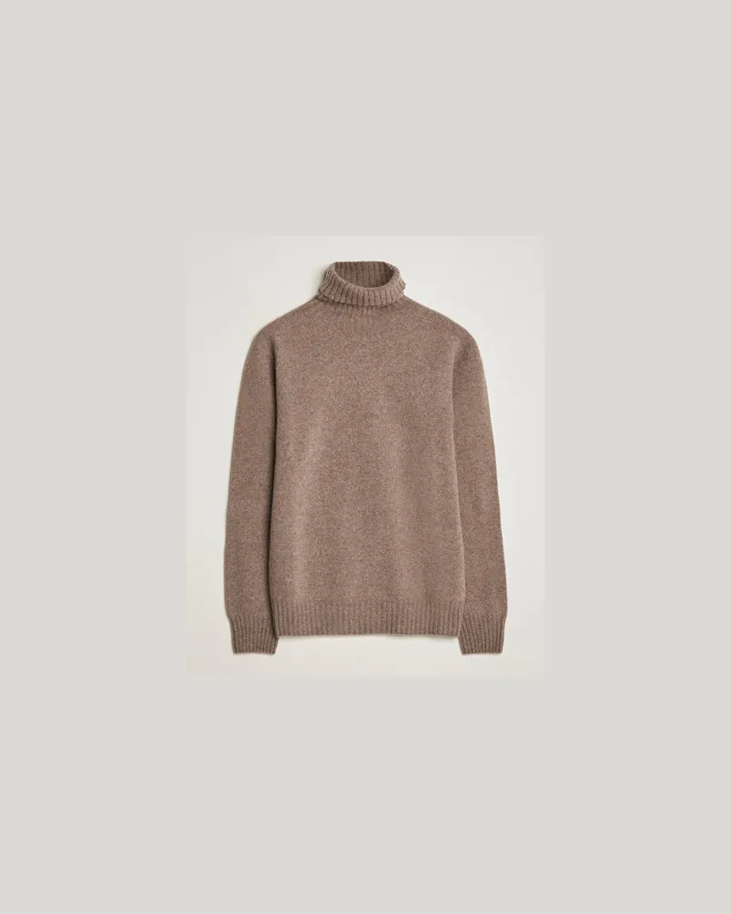 Altea Woll/Cashmere Rollneck Taupe Braun