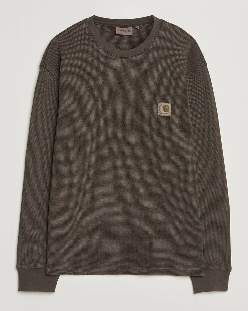 Carhartt WIP Long Sleeve Waffle T-Shirt Tobacco Braun