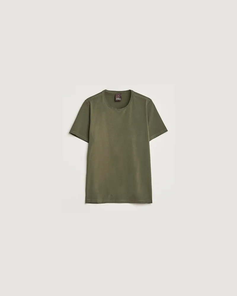 Oscar Jacobson Kyran Cotton T-Shirt Green Grün
