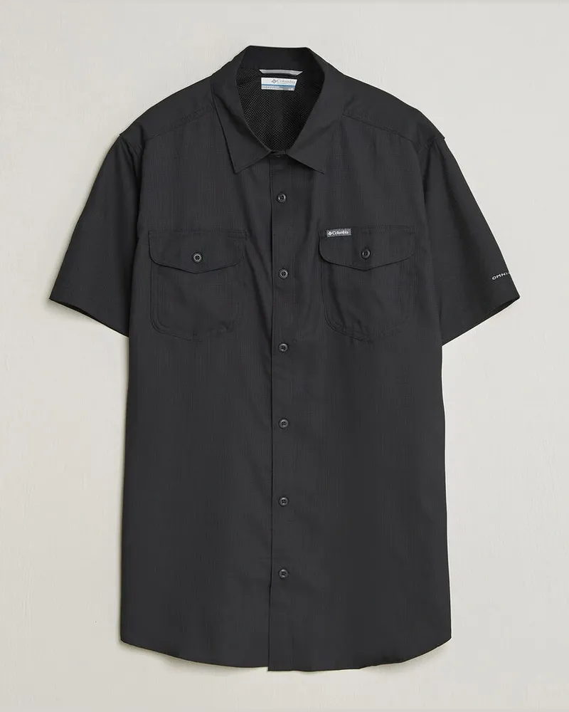 Columbia Sportswear Company Utilizer II Short Sleeve Ripstop Shirt Black Schwarz