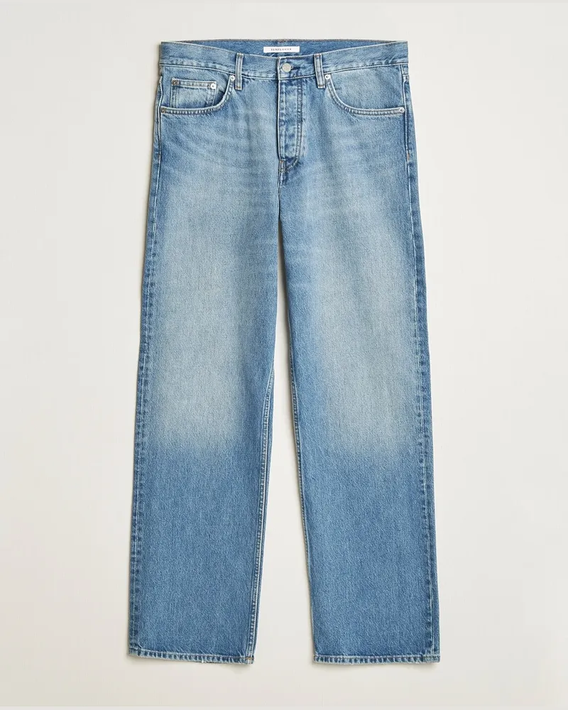 Sunflower Loose Jeans Natural Vintage Blau