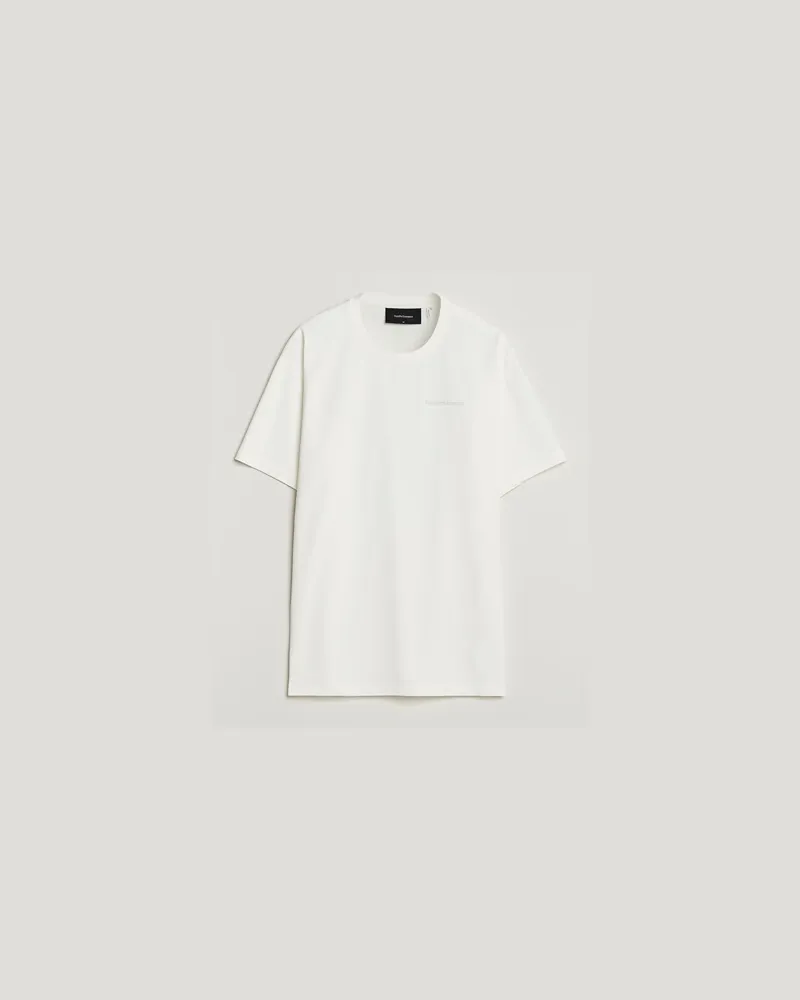 Peak Performance Graphic Crew Neck T-Shirt Off White Weiß