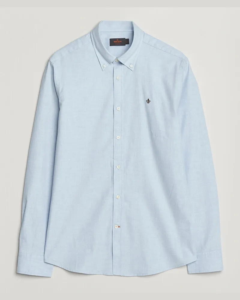 Morris Watts Flannel Shirt Light Blue Blau