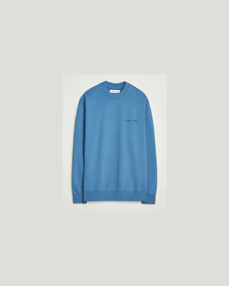 Samsøe & Samsøe Norsbro Crew Neck Sweatshirt Stellar Blue Blau