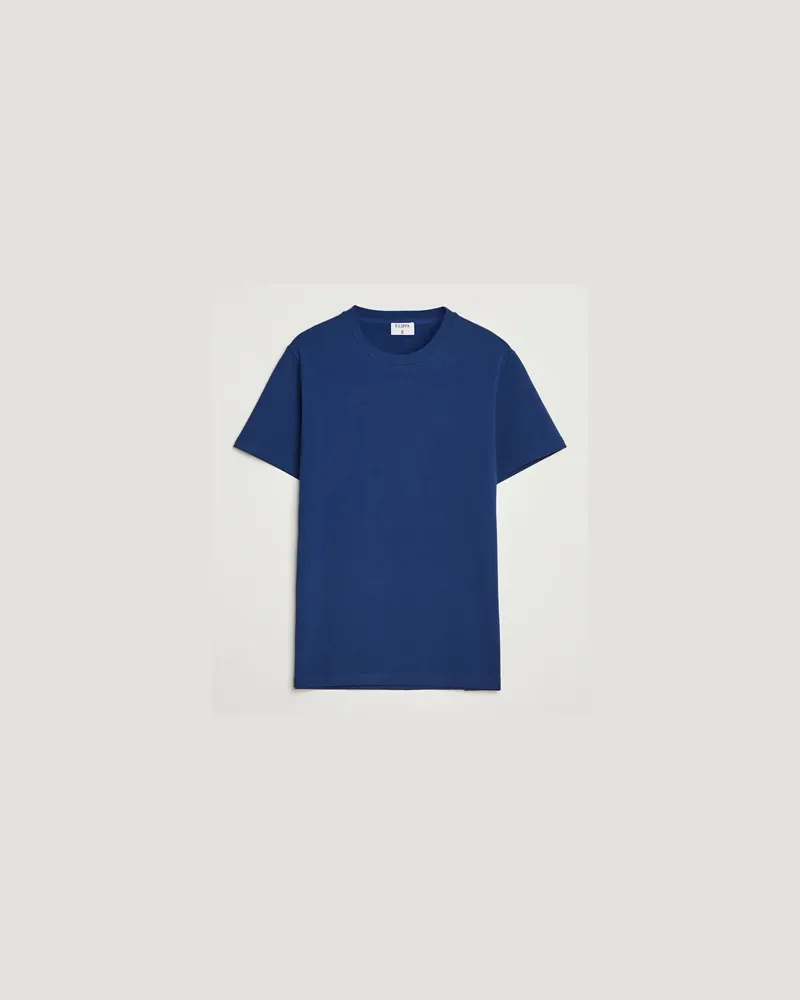 Filippa K Soft Lycra T-Shirt Royal Navy Blau