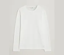 1950s Classic Loopwheeled Longsleeve T-Shirt White