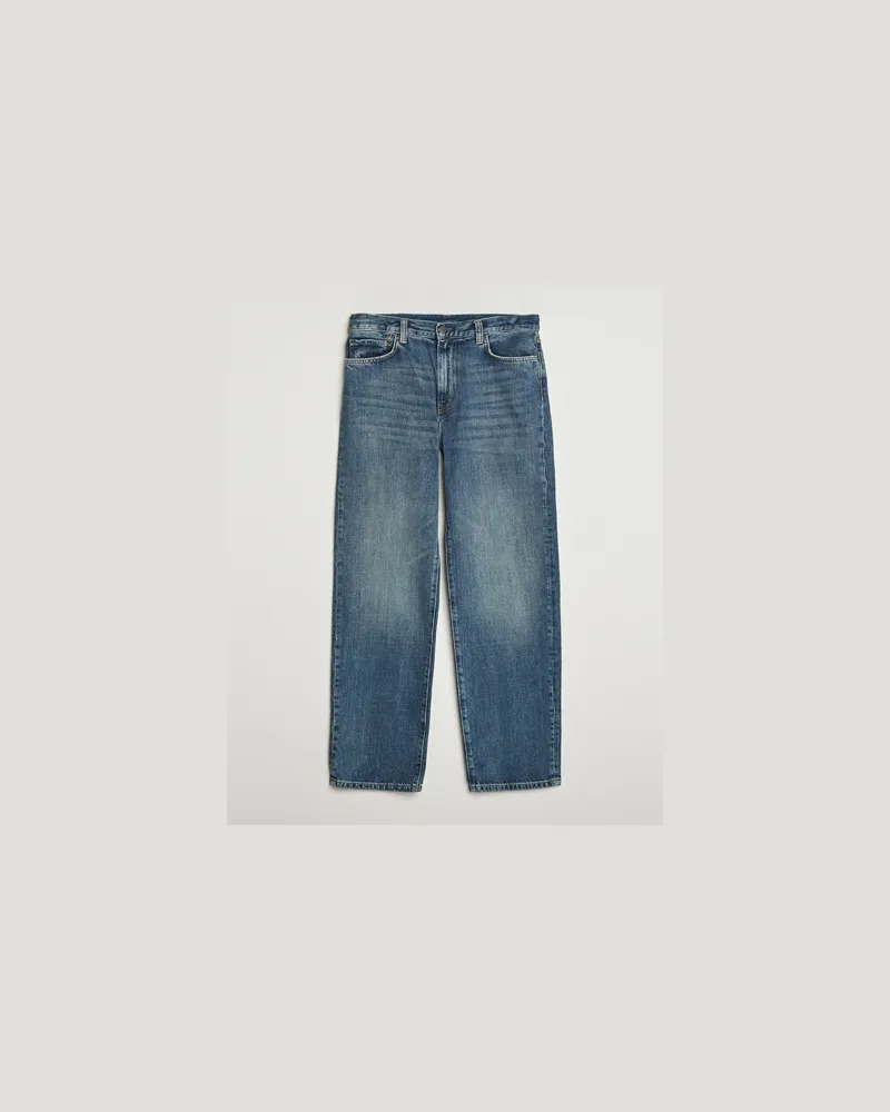 Carhartt WIP Aaron Pant Camano Denim Dark Used Blau