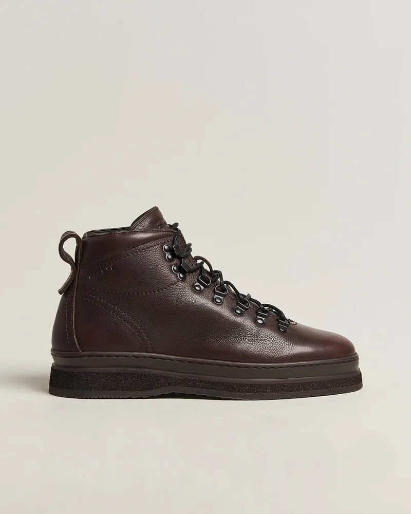 Gant Blistown Shearling Leather Boot Dark Brown Braun
