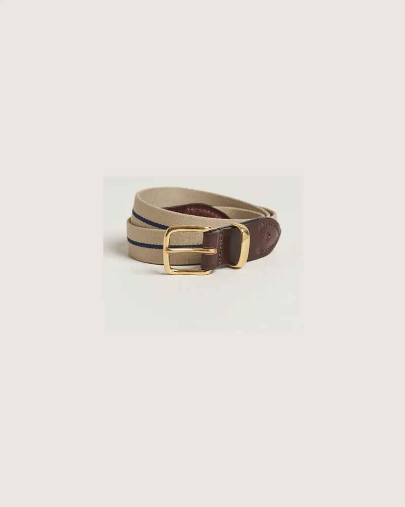 Morris Parson Club Belt Beige Beige