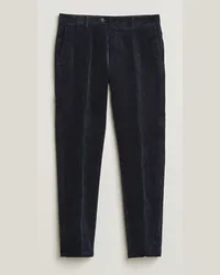 Oscar Jacobson Denz Corduroy Trousers Navy Blau