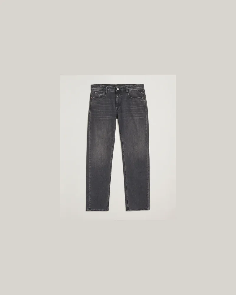 Replay Rocco Comfort Fit Stretch Eco Plus Jeans Washed Black Schwarz