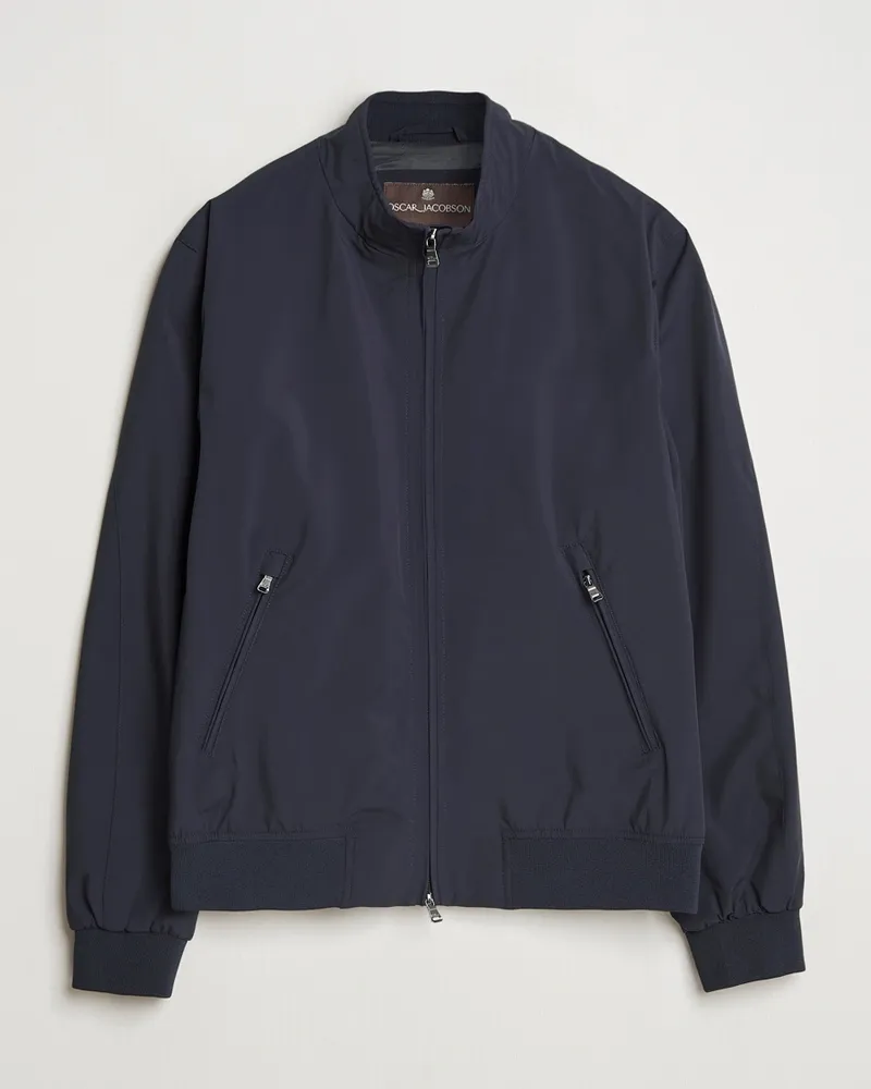 Oscar Jacobson Bomber Nylon Jacket Navy Blau