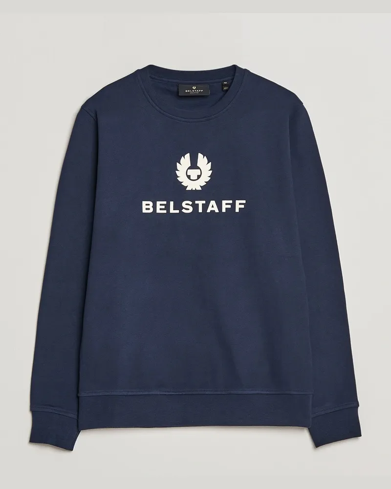 Belstaff Signature Crewneck Dark Ink Blau