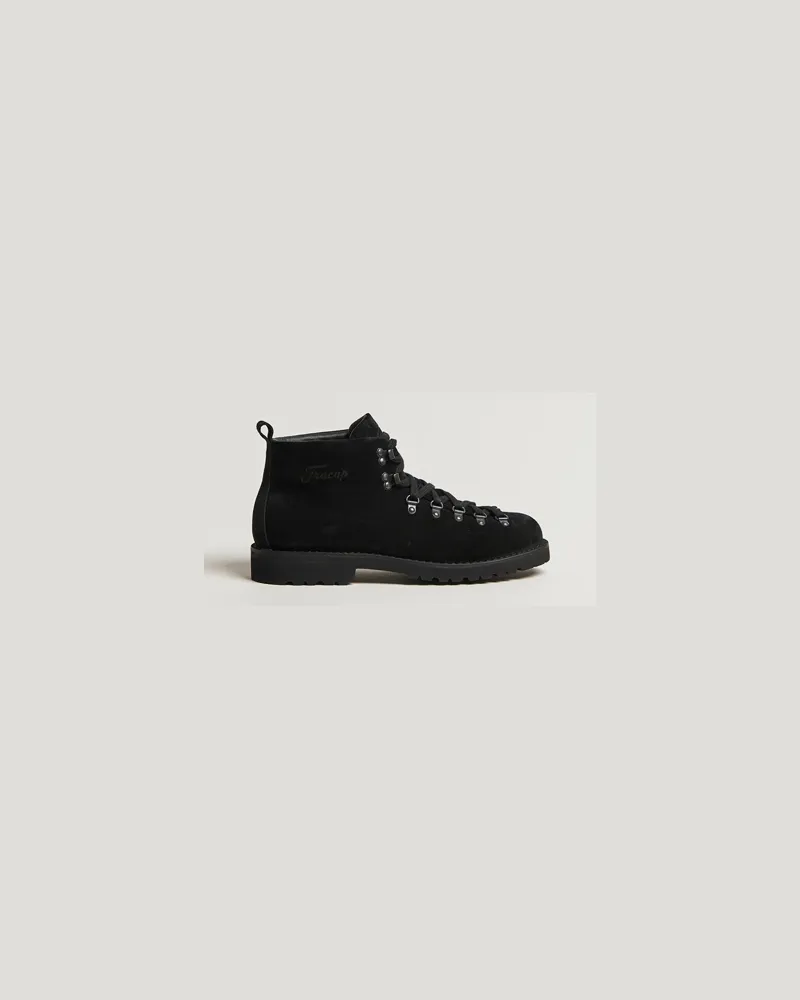 Fracap M120 Suede Boot Black Schwarz