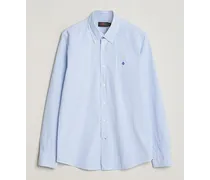 Slim Fit Seersucker Shirt Light Blue