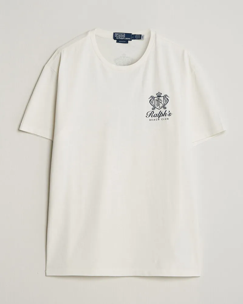 Ralph Lauren Ralph Beach Club Back Print Tee White Weiß
