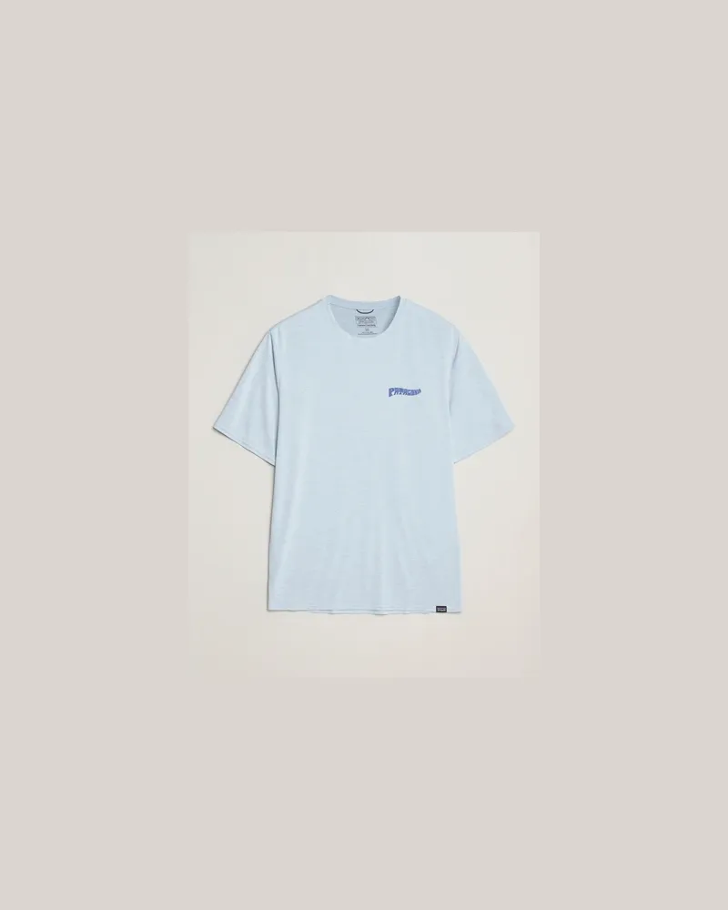 Patagonia Cap Cool Daily Graphic T-Shirt Fleck Blue Blau