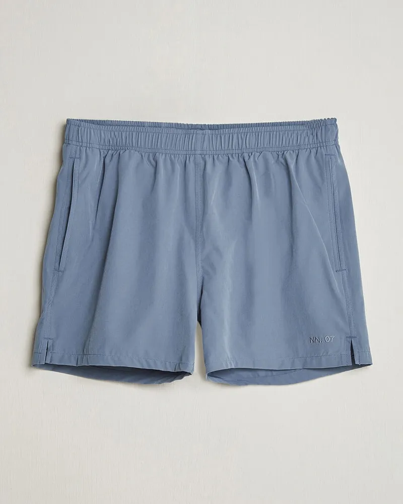 NN 07 Holiday Swimshorts Stone Blue Blau