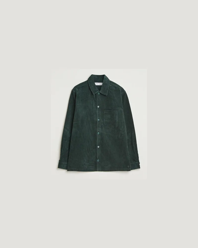 Samsøe & Samsøe Damon Corduroy Overshirt Green Gables Grün