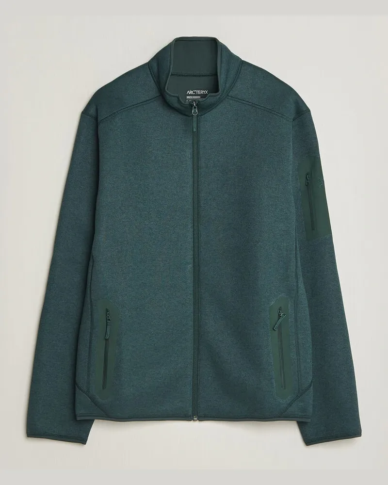 Arc'teryx Covert Full Zip Dark Jade Heather Grün