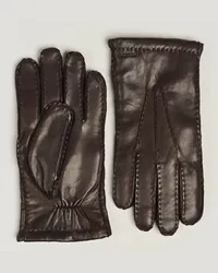 Hestra George Lambskin Hairsheep Glove Espresso Braun