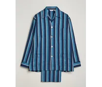 Baumwoll Striped Pyjama Set Teal