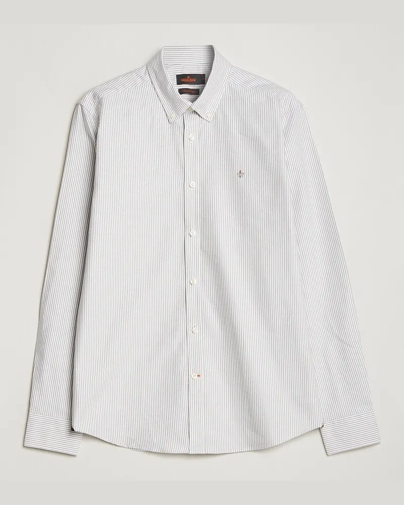 Morris Douglas Oxford Striped Shirt Brown Braun