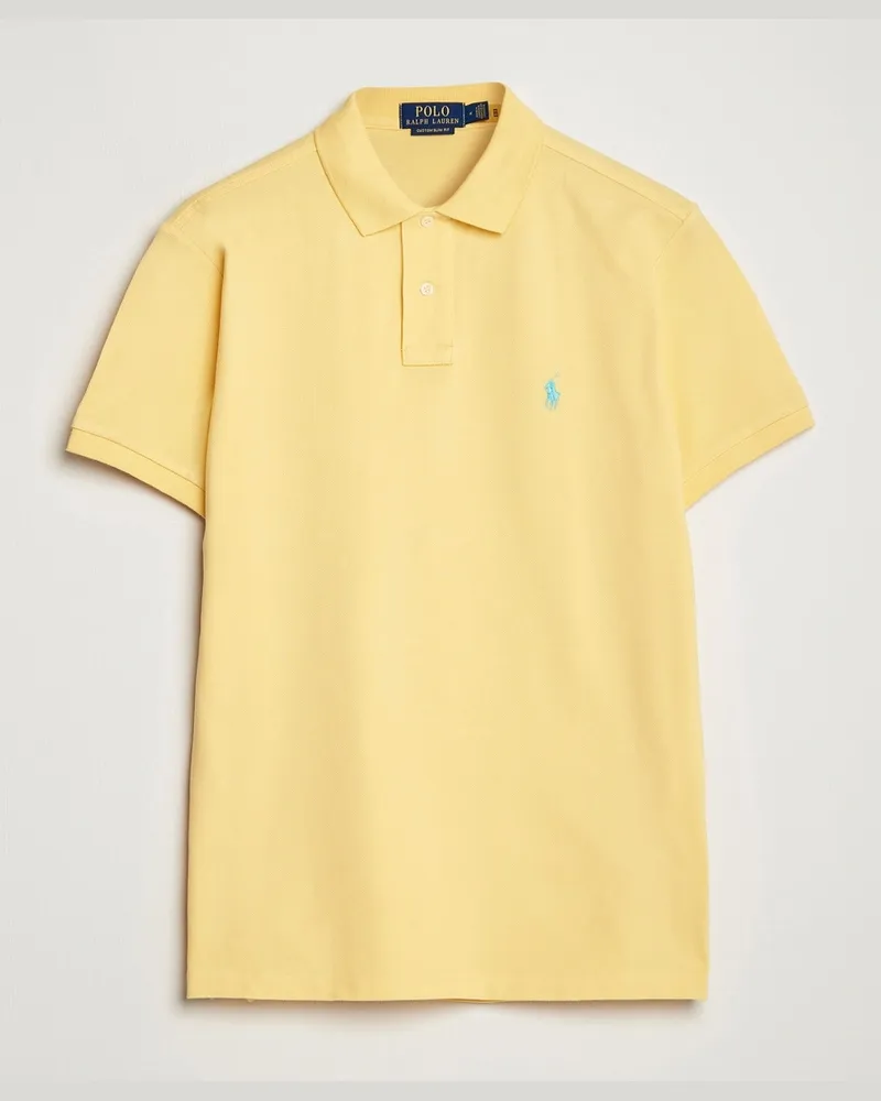 Ralph Lauren Custom Slim Fit Polo Corn Yellow Gelb