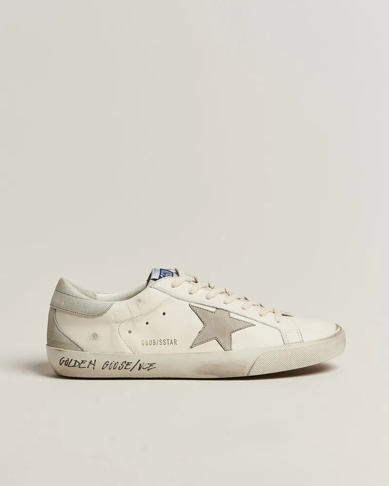 Golden Goose Super-Star Sneakers White/Grey Weiß
