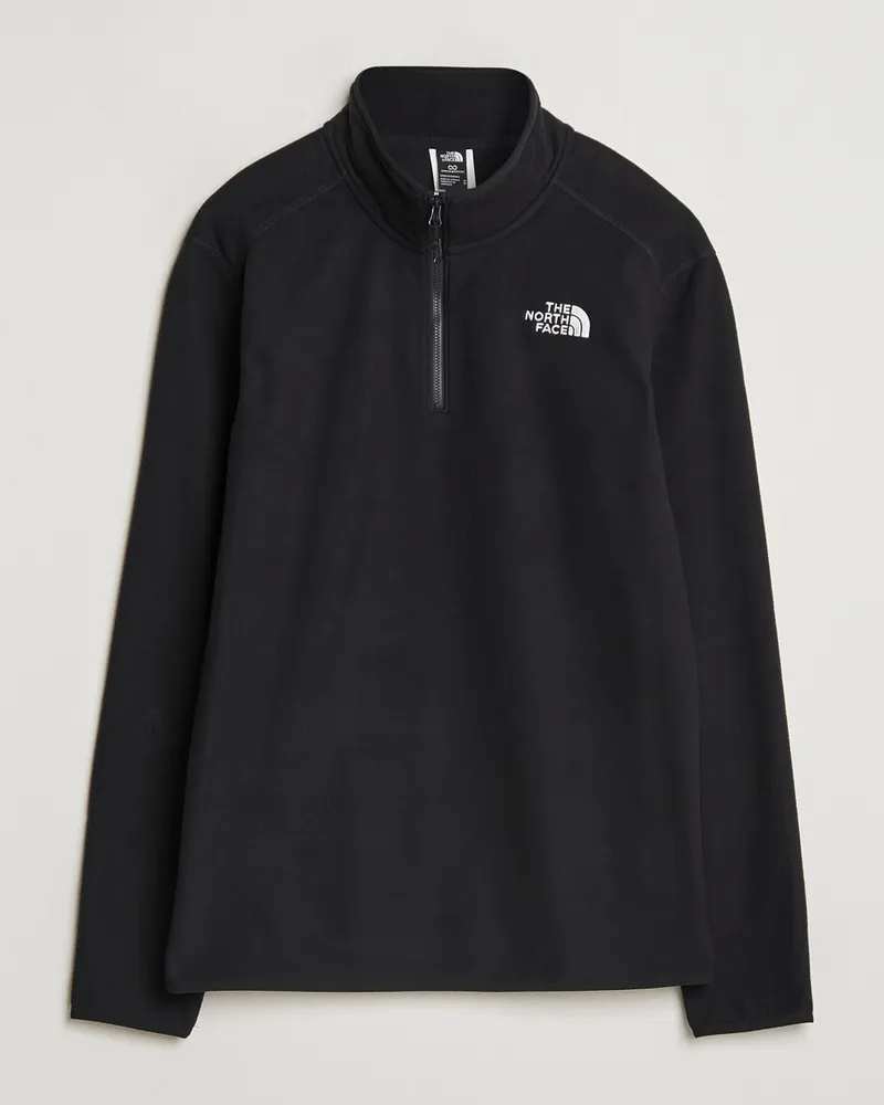 The North Face Glacier 1/4 Zip Fleece Black Schwarz
