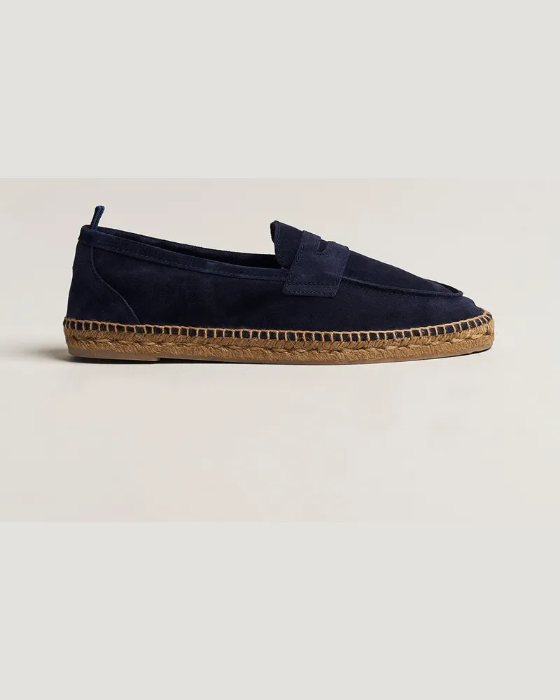 Castañer Nacho Casual Suede Loafers Azul Oscuro Blau