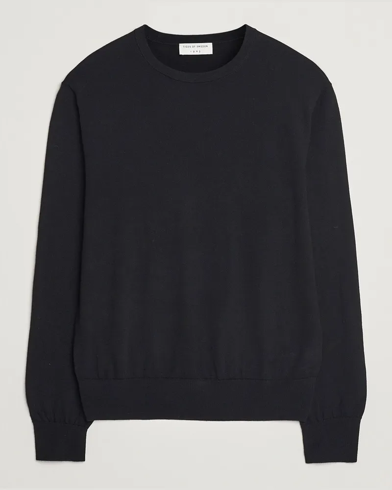 Tiger of Sweden Connor Crew Neck Pullover Black Schwarz