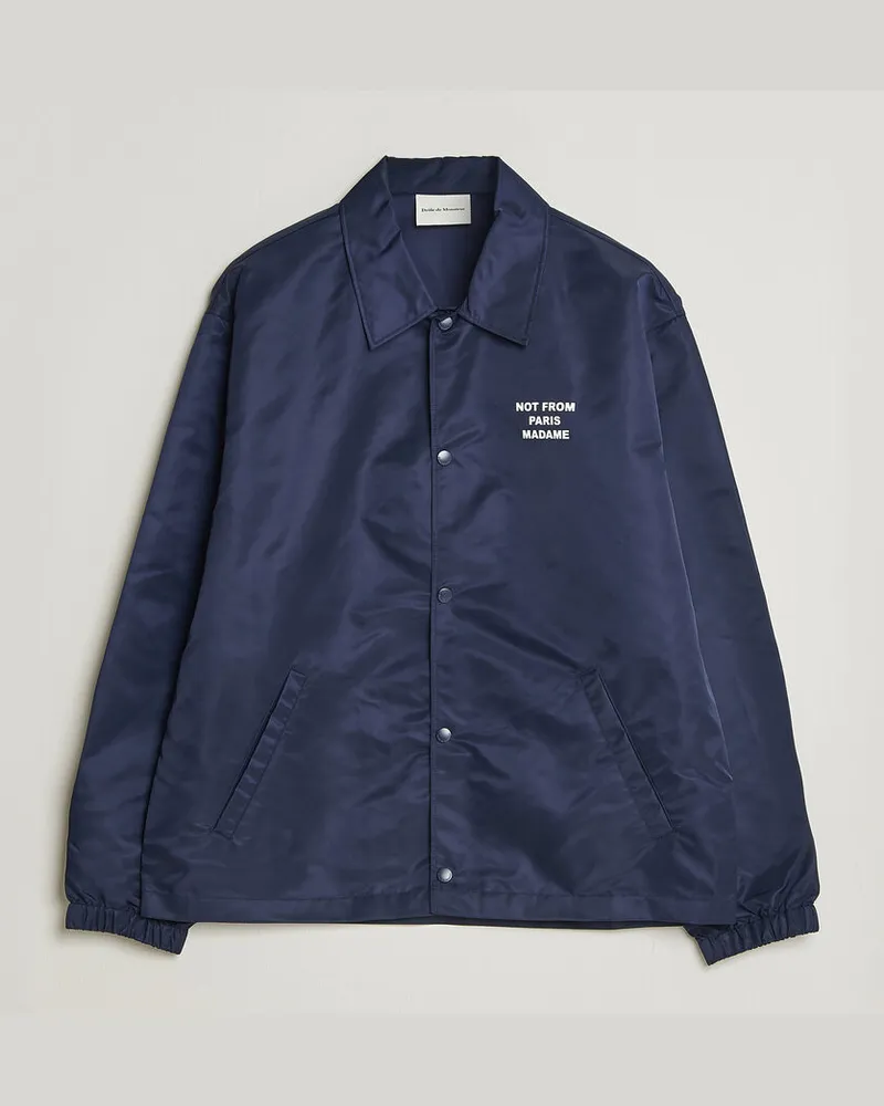Drôle de Monsieur La Veste Slogan Jacket Navy Blau