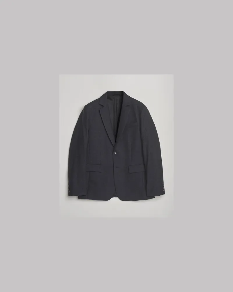 Palmes Single Breasted Blazer Black Schwarz