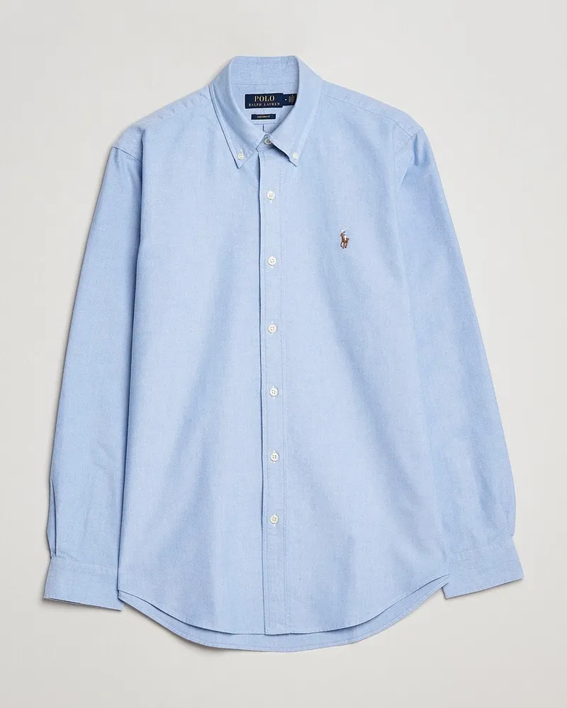 Ralph Lauren Custom Fit Oxford Shirt Blue Blau