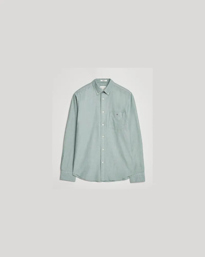 Gant Regluar Fit Classic Oxford Shirt Forest Green Grün