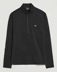 J.Lindeberg Luke Jersey Half Zip Black Schwarz