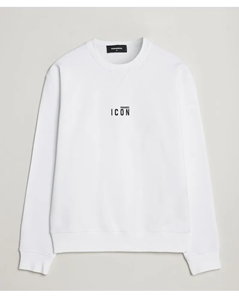 Dsquared2 Icon Small Logo Sweatshirt White Weiß