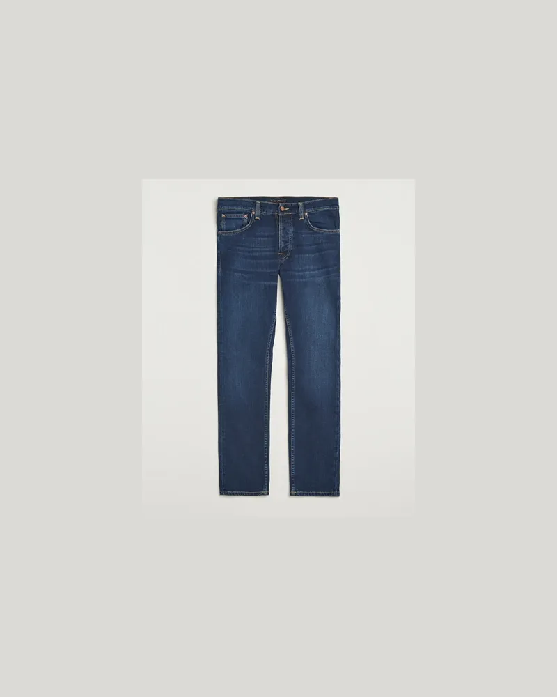 Nudie Jeans Grim Tim Jeans New Ink Blau