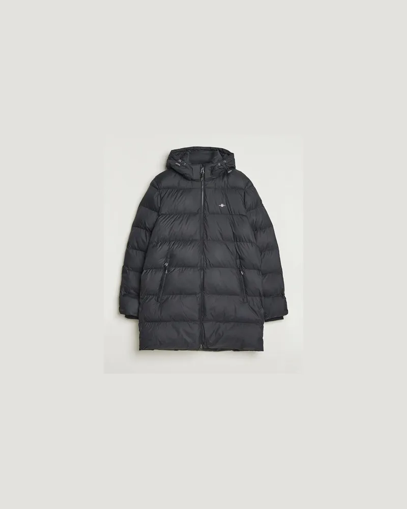 Gant The Active Cloud Mid Length Jacket Black Schwarz