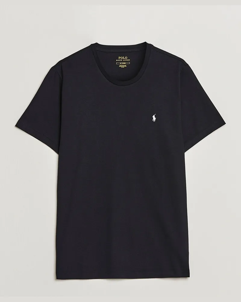 Ralph Lauren Liquid Cotton Crew Neck T-Shirt Black Schwarz